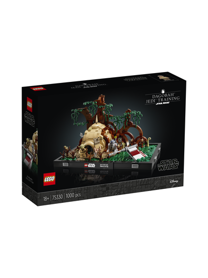 Lego star wars jedi™-koulutus dagobah™-planeetalla -dioraama 75330