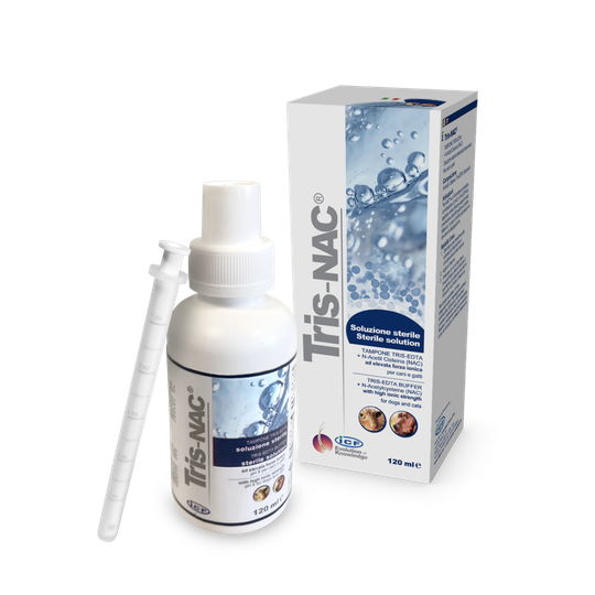 Tris-NAC liuos 120 ml koiralle ja kissalle