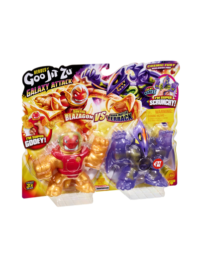 Heroes of goo jit zu toimintahahmo galaxy attack, 2 kpl, w4