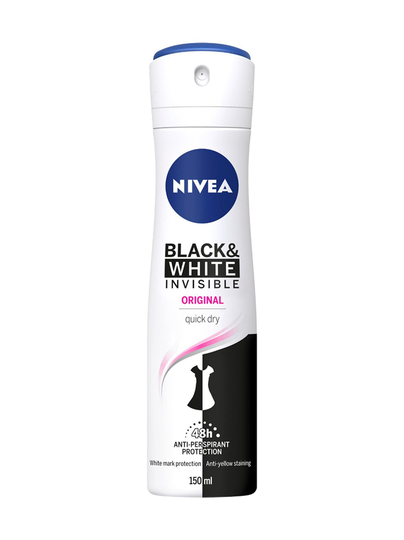 Invisible for black & white original deo spray -suihkeantiperspirantti 150 ml