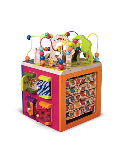 B. toys puinen aktiviteettikuutio
