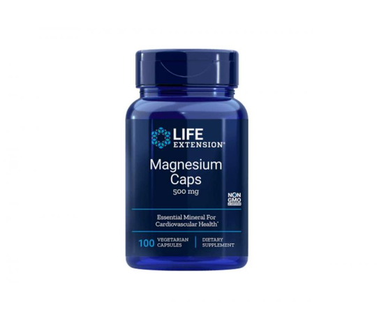 LifeExtension Magnesium Caps 500 mg, 100 kaps.