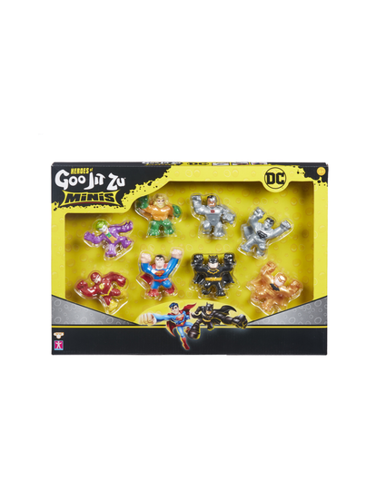Heroes of goo jit zu mini dc minihahmot, 8 kpl