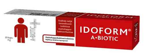 Idoform A-biotic maitohappobakteerivalmiste 20 kapselia