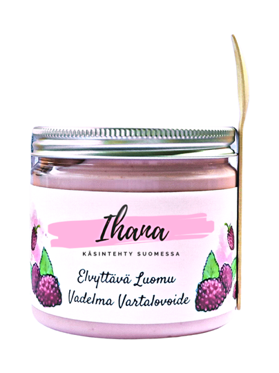 Ihana elvyttävä luomu vadelma vartalovoide 170ml