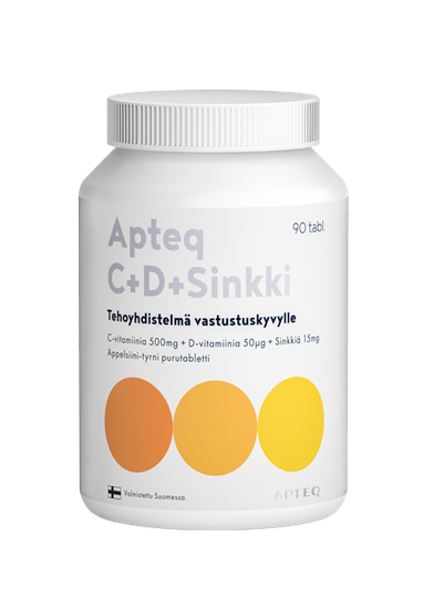 Apteq C+D+Sinkki 90 tabl