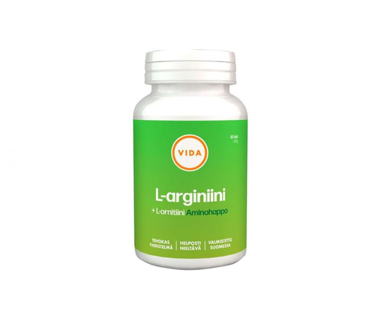 Vida L-arginiini + L-ornitiini, 90 tabl.