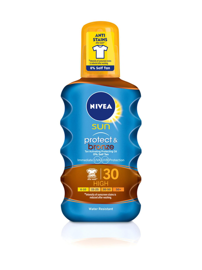 Protect & bronze tan activating protecting oil sk 30 -aurinkosuojaöljy 200 ml