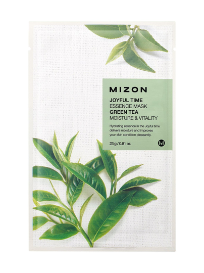 Joyful time essence green tea mask -kangasnaamio 23 g