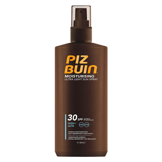 Piz Buin Ultra Light Sun Spray Spf30 aurinkosuojasuihke 200 ml