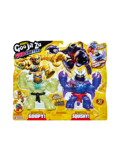 Heroes of goo jit zu goo shifters pantaro vs scorpius, tuplapakkaus