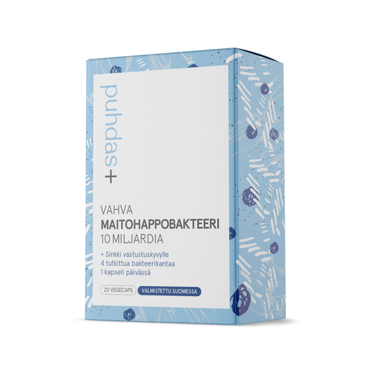 Puhdas+ Maitohappobakteeri 10mrd 20 kaps