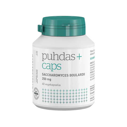 Puhdas+ Caps Saccharomyces boulardii 250mg 60 kpl