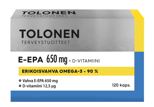 Tolonen E-Epa 650mg 120 kaps