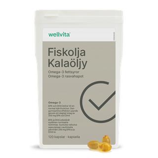 Wellvita Luonnollinen Kalaöljy