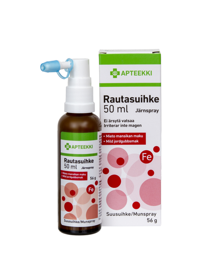APTEEKKI Rautasuihke 50 ml