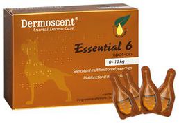 Dermoscent koira 1-10 kg 4x0,6 ml