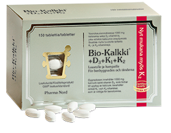 Pharma Nord Bio-Kalkki+D3+K1+K2 150 kpl