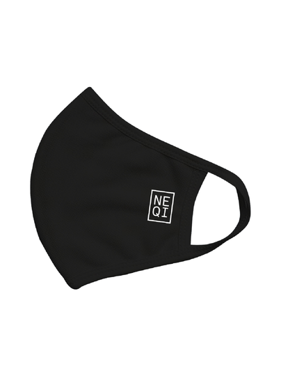 Neqi reusable face mask black, m-l 3kpl