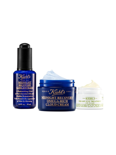 Night time essentials set -ihonhoitopakkaus 30+14+50 ml
