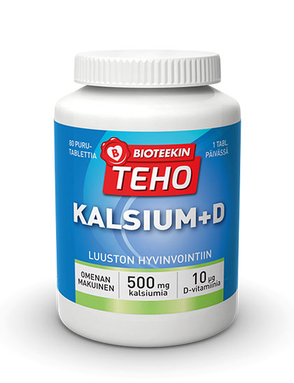 Bioteekin Teho Kalsium + D 80 tabl