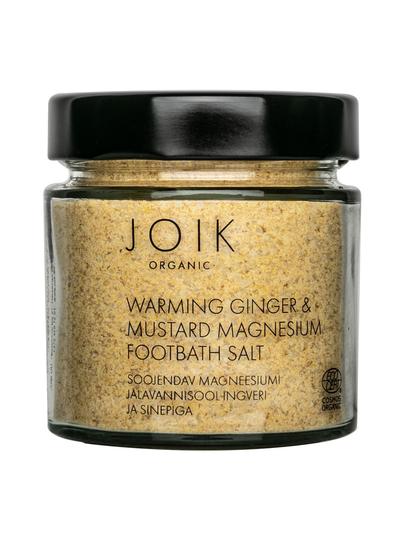 Organic warming ginger & mustard magnesium -jalkasuola 200 g
