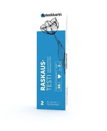 Apteekkarin Raskaustesti 2 testiä