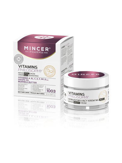 Vitaminsphilosophy repairing night cream -yövoide 50ml