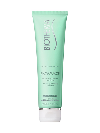 Biosource purifying cleasing mousse -vaahtoava puhdistusvoide normaali- ja sekaiholle 150 ml