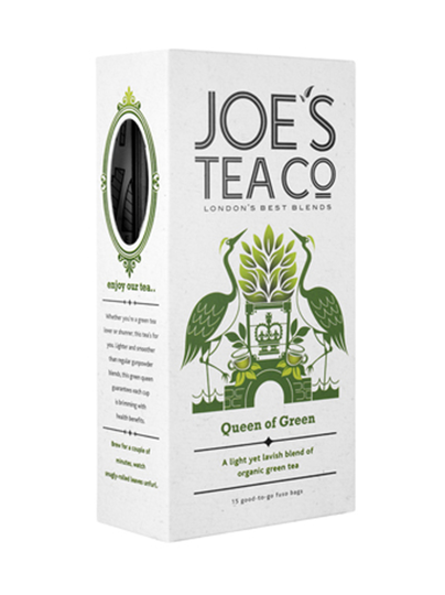 Queen of green luomu tee joe's tea co
