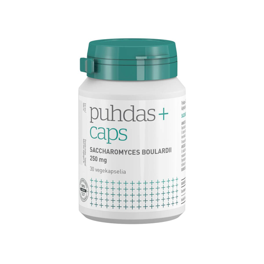 Puhdas+ Caps Saccharomyces boulardii 250mg 30 kpl