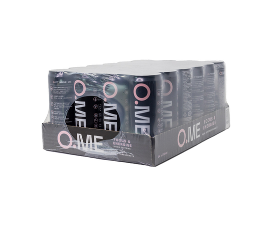 24 kpl O.ME Focus&Energise, 330 ml, Acai&Pomegranate