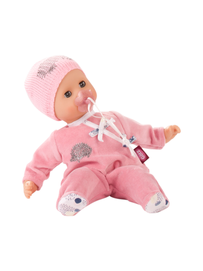 Götz sinisilmäinen vauvanukke muffin siili, 33 cm