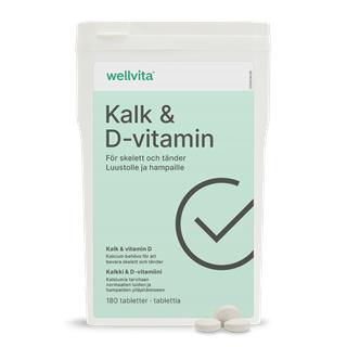 Wellvita Kalsium + D-vitamiini