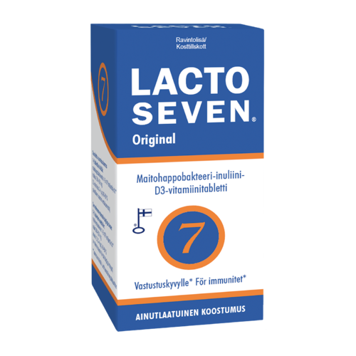 Lacto Seven maitohappobakteeri-inuliinivalmiste 50 tablettia