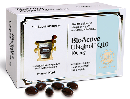 Bioactive Q10 Ubiqinol 100mg 150 kaps