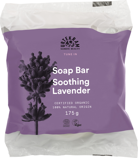 Urtekram luomu Soothing Lavender palasaippua 175g