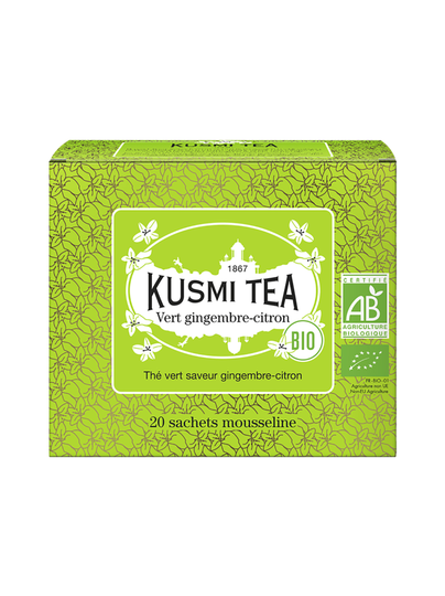Green ginger-lemon luomu pussitee 20kpl 40g