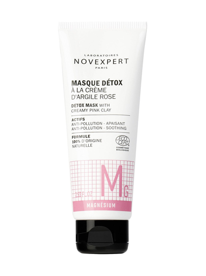 Magnesium detox mask with creamy pink clay -savinaamio 75 ml