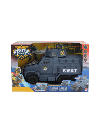 Rescue force leikkisetti swat-komentokeskus rekka