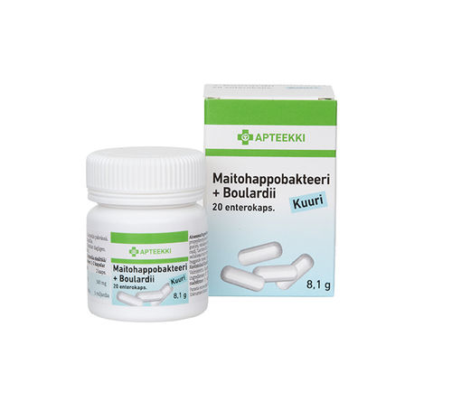APTEEKKI Maitohappobakteeri+Boulardii