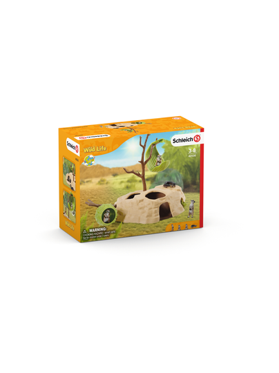 Schleich wild life mangustien mäki