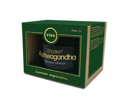 Vida Kuulas Ashwagandha Shoden®, 60 kaps (30.1.2023)