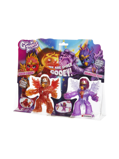 Goozonians tuplapakkaus, queen ember vs princsess flik, w1